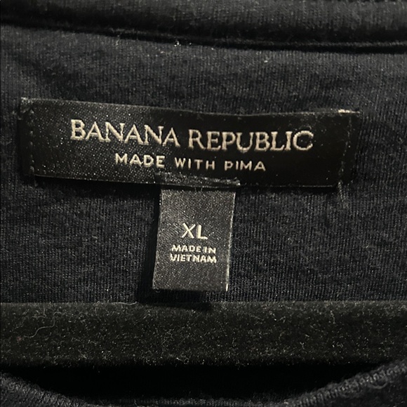 American Eagle Outfitters Black and Gray Striped Long Sleeve Henley - Picture 3 of 14